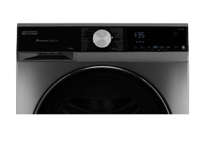 غساله جنرال سوبريم اتوماتيك استيل كومبو 14 برنامج 10 كيلوغسيل تنشيف 7 كيلو انفيرتر