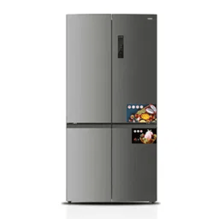 ثلاجة هام دولابي 4 باب استيل 18.1 قدم انفرتر