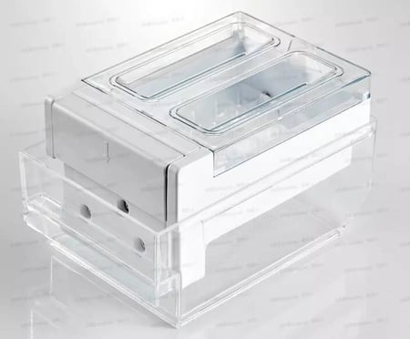 ثلاجة دولابي 2 باب باناسونيك سعة الثلاجة 13.7 قدم المجمد 7.1 قدم انفرتر سلفر زجاجي