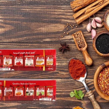 بوكس بهارات الأمير البحرينية 90 غرام 12 علبه