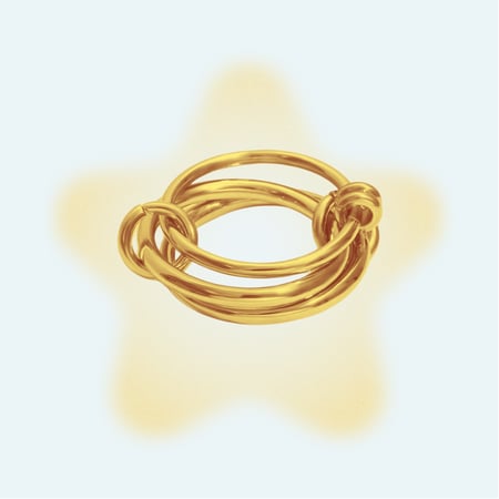 Interlocked ring 3