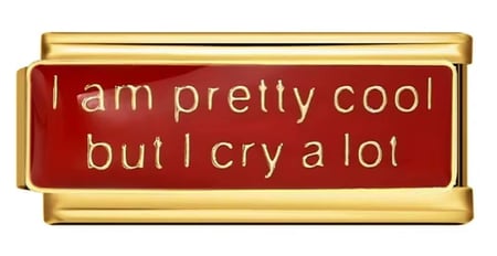 Gold dangly charms