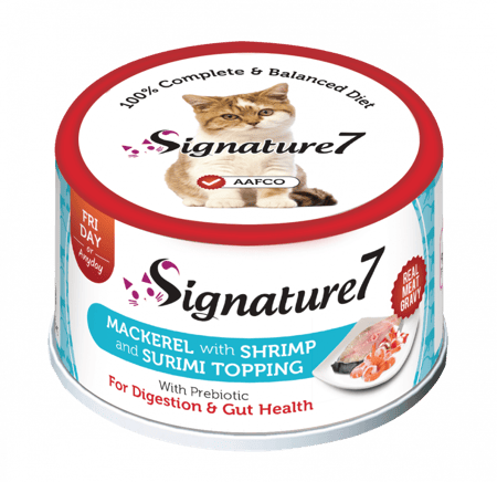 سيقنتشر7 طعام رطب للقطط ماركيل والروبيان 70غ