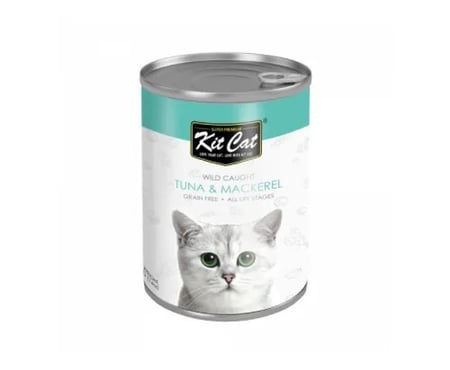 كت كات طعام رطب بالتونة و سمك ألاسمقري 400جرام