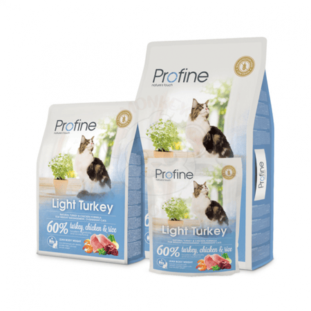 بروفاين طعام جاف لايت للقطط بلحم الديك الرومي والارز 2 كغ