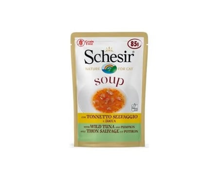 شيزر ظرف شوربة التونا البرية مع القرع 85 غ