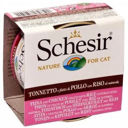 شيزر معلبات التونة والدجاج مع الأرز 85 جرام