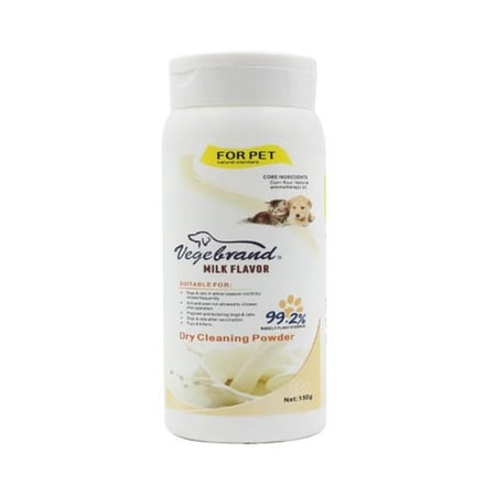 بودرة للقطط و الكلاب برائحة الحليب 150 غ