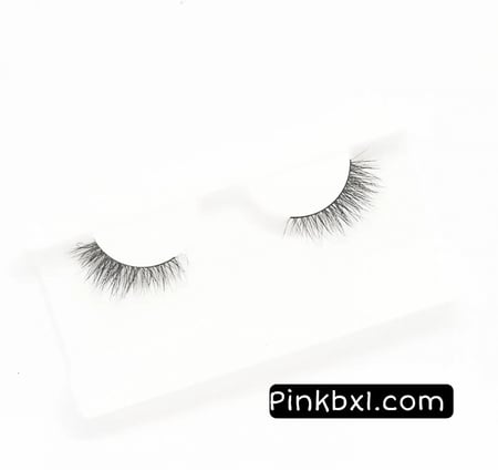 LNL2 رموش طبيعية طرف  مع ملقط بلاستيك لتركيب الرموش