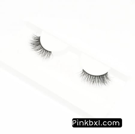 LNL2 رموش طبيعية طرف  مع ملقط بلاستيك لتركيب الرموش