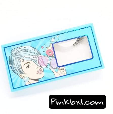 LNL49 clear band  رموش طبيعية طرف   باند شفاف مع ملقط بلاستيك لتركيب الرموش