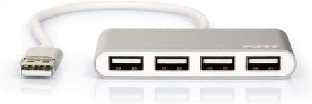 Port Designs USB Hub 4 Port 2.0 Black