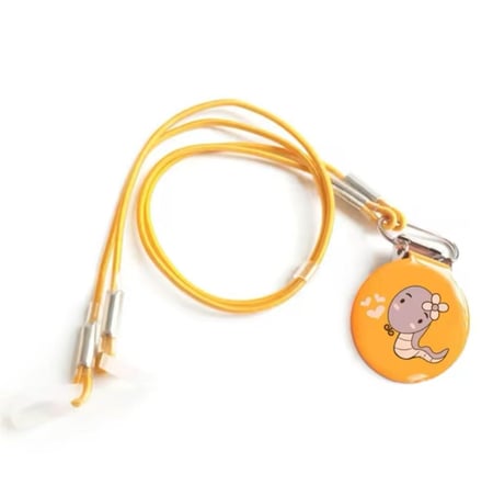 مشبك أمان سماعة كرتوني