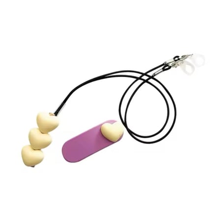 مشبك شعر قلوب أمان سماعة