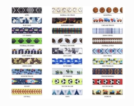 ربطات الشعر مطبوعات للجنسين