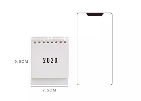 تقويم ميلادي حجم ميني للزينة