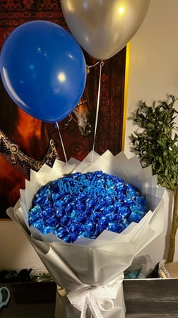 باقه  جوري ازرق 70 حبه