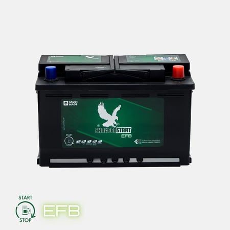بطارية شاهين ستارت DIN80L EFB LN4