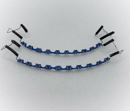 تقويم فكين بدون غرا متصل