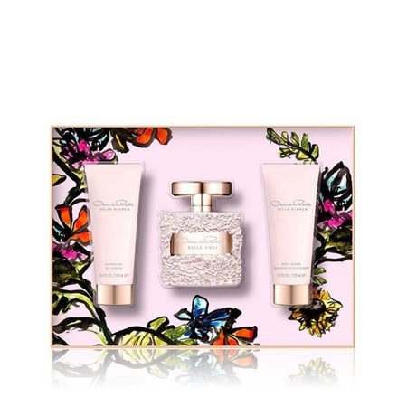 مجموعة أوسكار دي لارنتا بيلا روزا او دو بارفيوم (عطر 100مل+بودي لوشن 100مل+شاور جل 100مل)