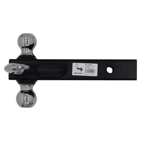 هوك للسيارات الأمريكية بطول 290مم اللون اسود ثلاث رمانات و شنكار نيكل  مستقيم