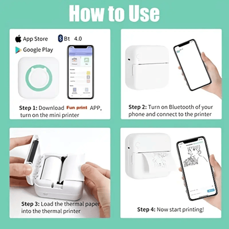 طابعة صغيرة محمولة