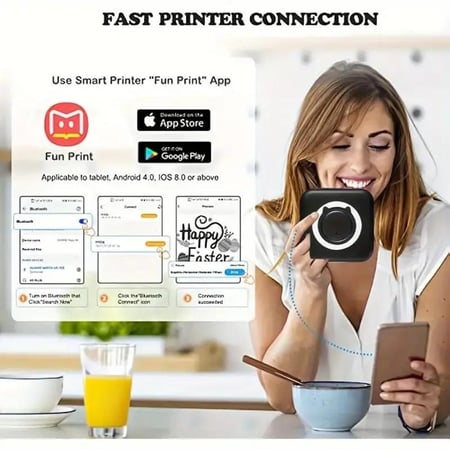 طابعة صغيرة محمولة