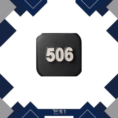 ملصق معدني | 506