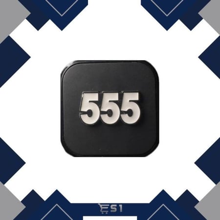 ملصق معدني |  555