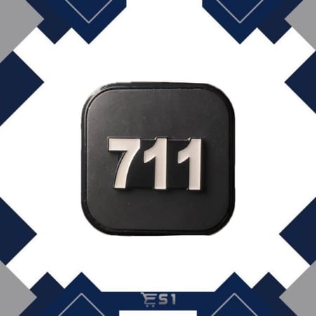 ملصق معدني | 711