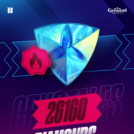 26160 جميع الكريستالات Genshin Impact