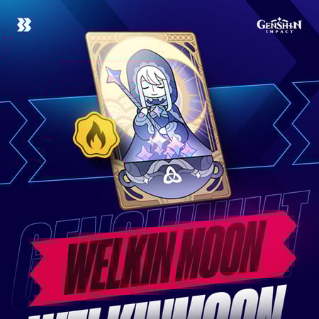 Welkin Moon الاشتراك الشهري Genshin Impact