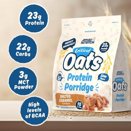 كريتيكال أوتس بروتين بوريدج ابلايد نيوترشن 600 جرام  -  CRITICAL OATS PROTEIN PORRIDGE 600G