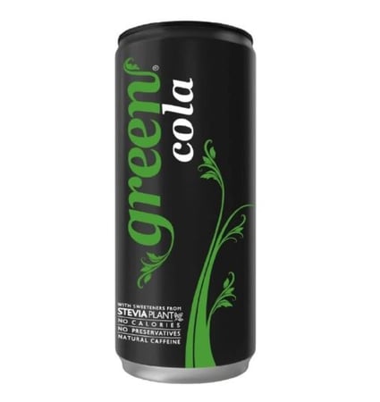 جرين كولا مشروب غازي طبيعي 330 مل  Green Cola natural soft drink