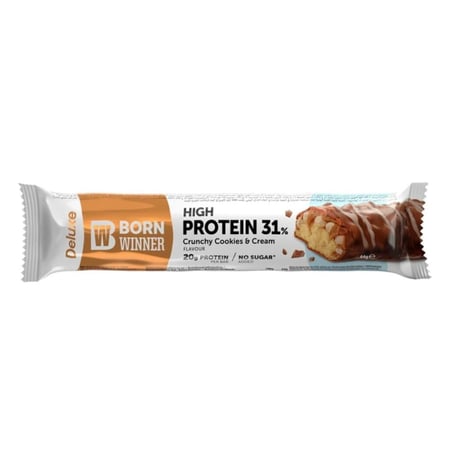 بورن وينر بروتين بار ديولكس كرانشي 64 جم - Born Winner Deluxe CRUNCHY protein bar