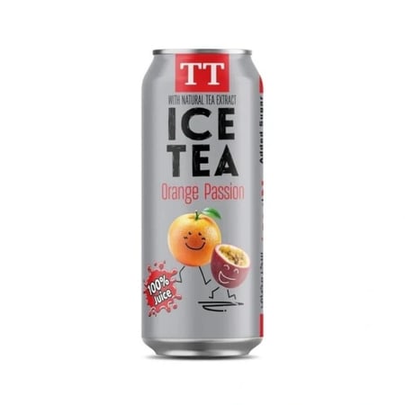 شاي مثلج بدون سكر مضاف تي تي 330 مل - TT ICE TEA