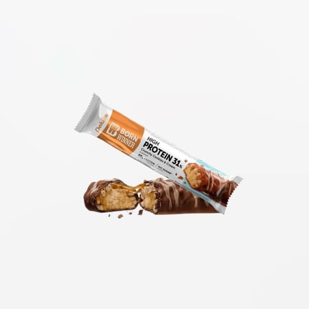 بورن وينر بروتين بار ديولكس كرانشي 64 جم - Born Winner Deluxe CRUNCHY protein bar
