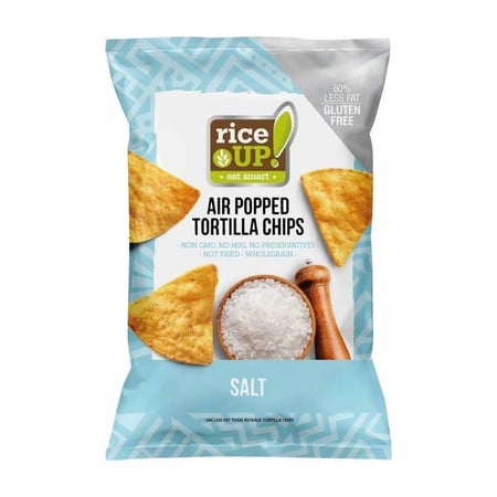 رقائق التورتيل رايس أب 60 جم - CornUP Tortilla chips