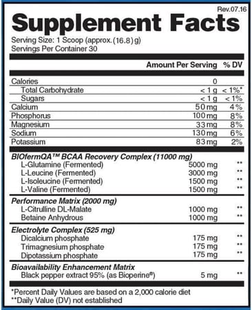 أمينو جيكت بي سي ايه ايفوجين (504 جم) - Evogen AminoJect Vegan