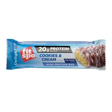 بروتين بار عالي البروتين فيتسبو 60 جرام - FITSPO Protein bar
