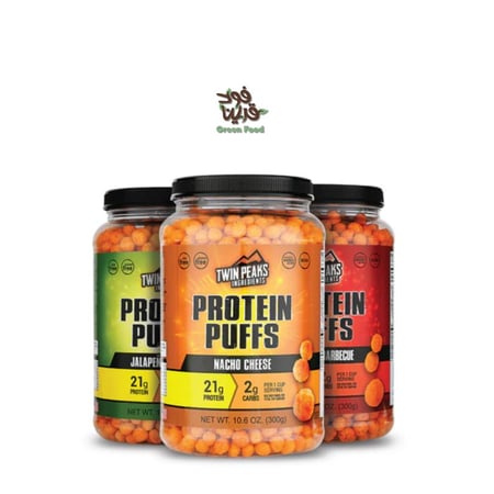 منتفخات  بروتين توين بيكس - Twin Peaks Protein Puffs - Nacho Cheese 300g