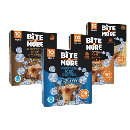 بايت اند مور ايس كوفي بالبروتين - Bite And More Protein Iced Coffee