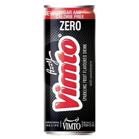 فيمتو فيزي زيرو مشروب فوار بدون سكر وسعرات 250 جم - vimto fizzy zero