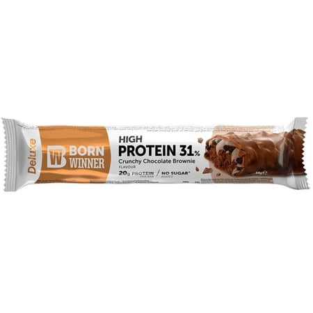 بورن وينر بروتين بار ديولكس كرانشي 64 جم - Born Winner Deluxe CRUNCHY protein bar