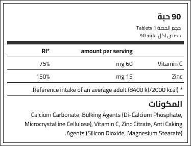 ابلايد نيوترشن مكمل زنك