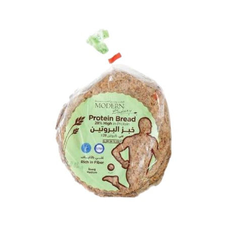 المخبز الحديث خبز عربي غني بالبروتين - Modern Bakery Protein Bread