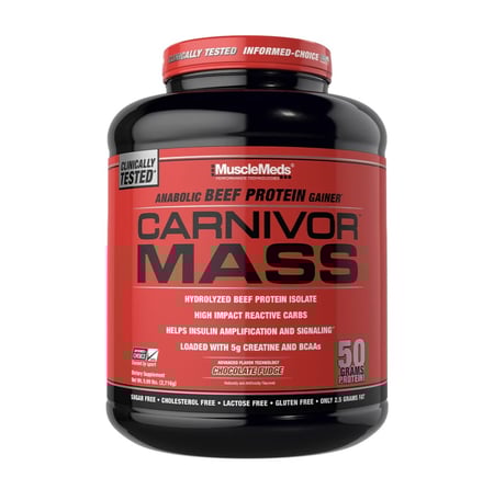كارنيفور مكمل غذائي لزيادة البروتين - MUSCLEMEDS CARNIVOR MASS