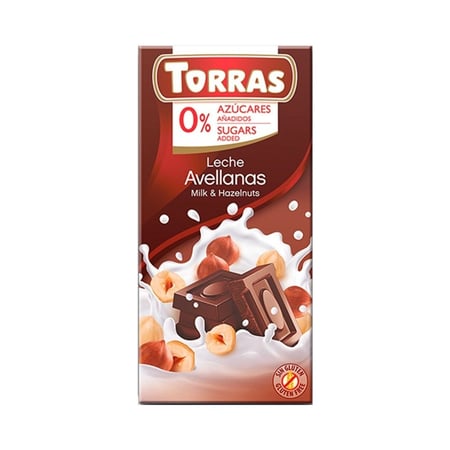 شوكولاتة بدون سكر مضاف - TORRAS LECHE