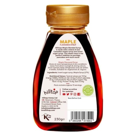 هيل توب مايبل شراب القيقب الكندي النقي المركز