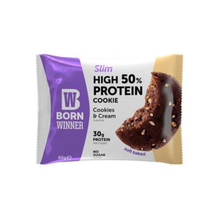 بورن وينر كيتو سليم كوكيز - Born Winner Slim protein cookie 60G